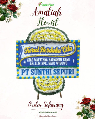 Papan Bunga Duka di Serasan